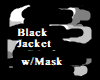 black jacket with mask