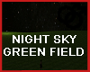 Night Sky Green Field