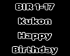 Kukon - Happy Birthday