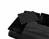 BLACK Fabric pillowloung