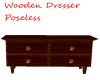 Wood dresser  no frames