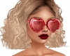 Red Hearts Sunglasses