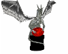 Silver Dragon Statue