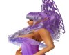 Long Purple Hair -LJS-