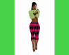 Blk/Pink Plaid Set - Per