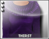 T| Purple Sweater. 