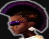 purple Mohawk design