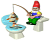 Fishing gnome