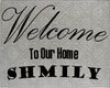 welcome mat SHMILY