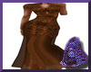 Req Brown Lace Gown