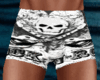White Boxer Skull