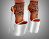 White Heels w/Tattoo