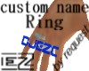 Custom Name Ring