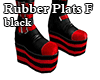 Rubber Plats F black