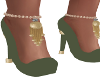 Charnay Olive Grn Heels