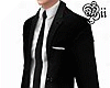 Black white Suit + Tie