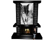 wolf fire place