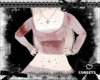 pink﹠white cardigan v2