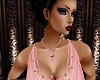 Ev-Amber Pink Necklace