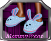 M0M-Bunny Blue Slippers