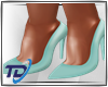 (TD)Daria Teal Pumps