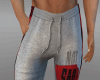 Grey/Red Joggers