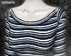 ୨୧ stripe knit