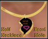 Necklace Half Heart Male