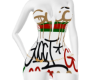 GU SHORT WHITE DRESS
