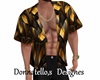 black & gold shirt