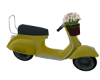 Retro Yellow Scooter