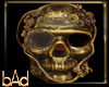 3D Gold Skull