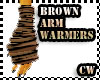 {CW}Brown Arm Warmers