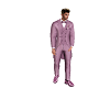 pink wedding suit