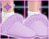 Fluffy Slippers Lilac