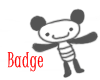 *Kay* Badge Sticker