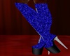 Blue Sequin Boots