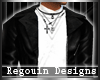 [R] Leather Jacket Bl-W