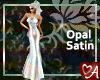 .a Satin Gown Opal