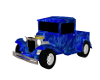 blue harley truck