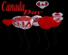 #canada Day balloons