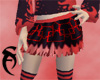 Red Punk Funky Miniskirt