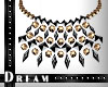 -DM-Black&Gold Necklace