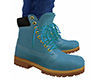 Lt Blue Lt Laces Boots M