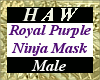 Royal Purple Ninja Mask