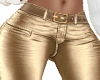 Gold jeans