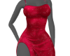 Shimmer Me Red Dress
