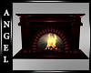 ANG~DarkCherry Fireplace