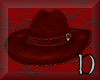 country lady hat, red
