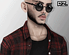 rz. Red Open Plaid
